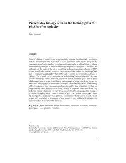 Present day biology seen in the looking glass of physics of