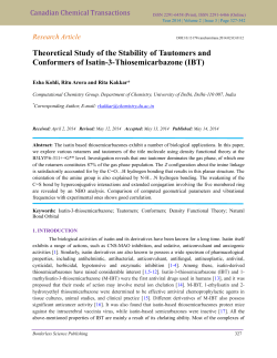 Theoretical Study of the Stability of Tautomers and Conformers of