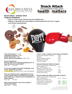 health matters&reg; Snack Attack