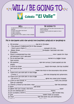Fill in the blanks with the words into brackets using