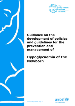 Guidance on the development of policies and guidelines