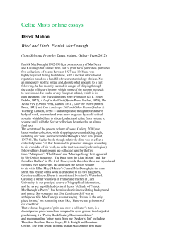 The following essays