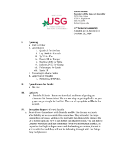 49th General Assembly Autumn 2016, Session 10 October 26, 2016