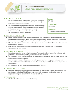 Place Value and Expanded Form