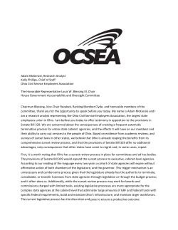 Adam McKenzie, Research Analyst Kelly Phillips, Chief of