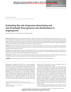 Evaluating the role of genome downsizing and size