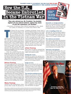 How the U.S. Became Embroiled In the Vietnam War