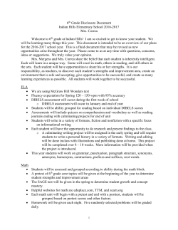 English - Indian Hills Elementary School