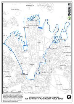 AREA WHERE CITY APPROVAL REQUIRED FOR DEFINITION OF
