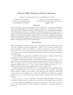 Induced Suffix Sorting for String Collections - IC
