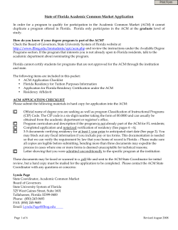 academic common market application