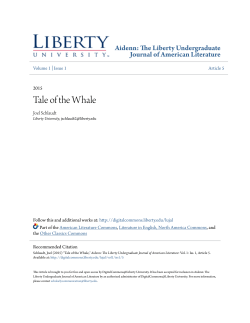 Tale of the Whale - Digital Commons @ Liberty University