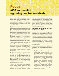 AIDS and conflict: a growing problem worldwide