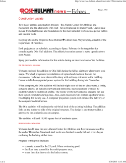 Construction update - Rose