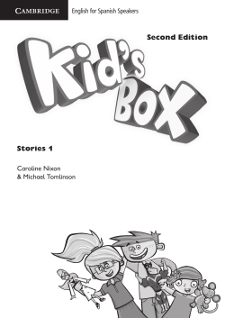 Stories scripts - Cambridge University Press