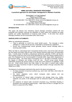 mimic natural drainage processes