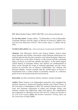 To Remember or Not to Remember: Traumatic - E