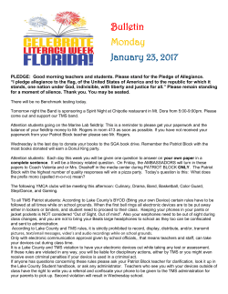 Bulletin 01-23-17 - Lake County Schools