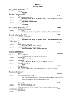 Oliver! - Grandstreet Theatre