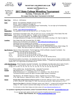2000 State College Little Lion Wrestling Tournament