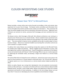 CLOUD9 INFOSYSTEMS CASE STUDIES
