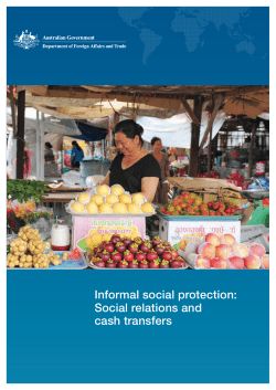 Informal social protection: Social relations and cash transfers