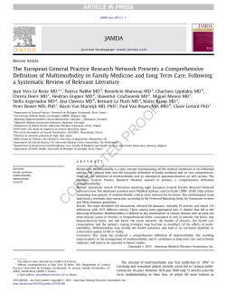 The European General Practice Research Network Presents a