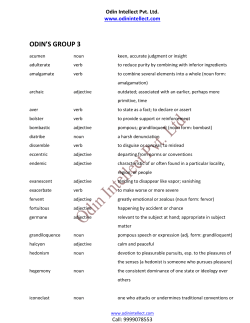 odin`s group 3 - Odin Intellect