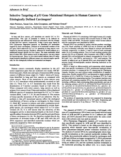 Selective Targeting ofp53 Gene Mutational