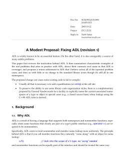 A Modest Proposal: Fixing ADL - open