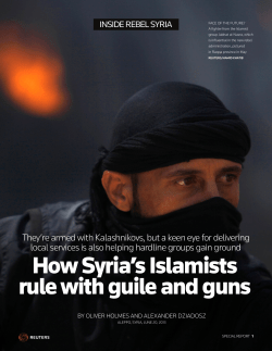 How Syria`s Islamists rule with guile and guns