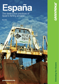 The destructive practices of Spain`s fishing armada