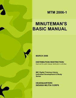 Minuteman`s Basic Manual