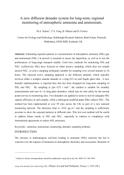A new diffusion denuder system for long