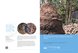 Global Assessment of Manure Management Policies and