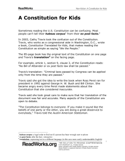 A Constitution For Kids