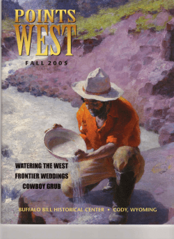 PDF of Points West, fall 2005 - Buffalo Bill Center of the West