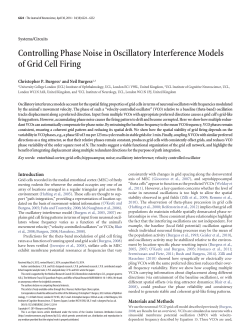 Controlling Phase Noise in Oscillatory Interference Models of Grid