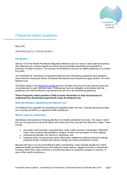 Frequently asked questions: Advertising
