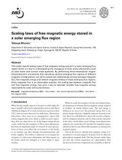 Scaling laws of free magnetic energy stored in a