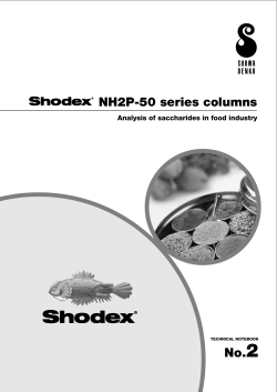 Saccharide analysis with NH2P-50