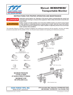 Manual: HEMISPHERE&trade; Transportable Monitor