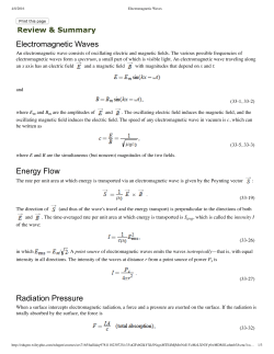 Electromagnetic Waves