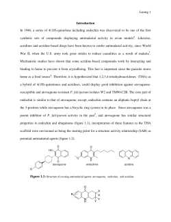 Development of 1,2,3,4-Tetrahydroacridin-9(10H)