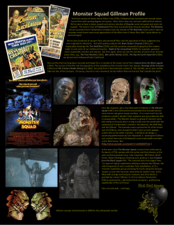 Monster Squad Gillman Profile