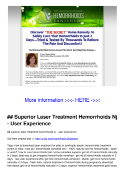 ## Superior Laser Treatment Hemorrhoids Nj
