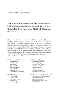The Relation between the two Phenomeno