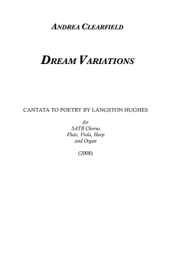 dream variations full score excerpt