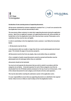 Introduction of new scanning process of supporting