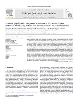 Razafimandimbison et al. 2009
